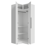 Placard Modulado de Esquina 190 cm 2 Puertas Neo Blanco
