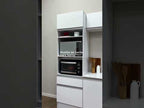 Cocina Compacta 180 cm 5 Puertas y 2 Cajónes Blanco Topazio Madesa