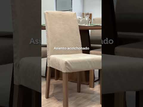 Juego de Comedor Madesa Patricia Mesa con Tapa de Vidrio y 6 Sillas Marrón/Negro/Imperial