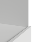 Bajo Mesada para Horno/Microondas 70 x 60 cm 1 Cajón (Sin Mesada) Blanco Línea Estándar Madesa